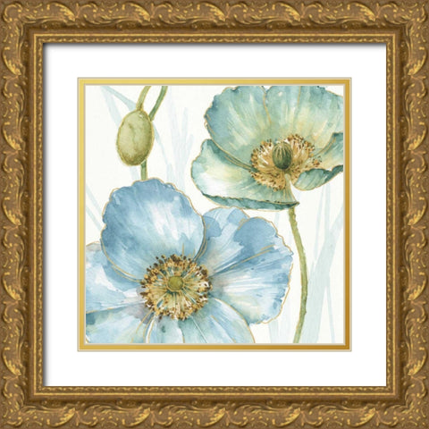 My Greenhouse Flowers II Gold Ornate Wood Framed Art Print with Double Matting by Audit, Lisa