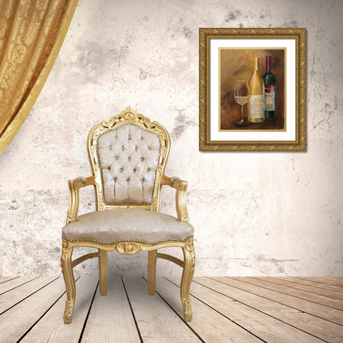 Salute I Gold Ornate Wood Framed Art Print with Double Matting by Tillmon, Avery