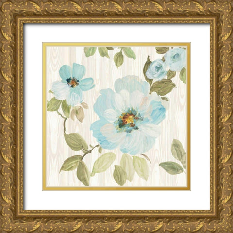 Driftwood Garden VII Gold Ornate Wood Framed Art Print with Double Matting by Wild Apple Portfolio