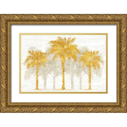 Palm Coast I Gold Ornate Wood Framed Art Print with Double Matting by Schlabach, Sue