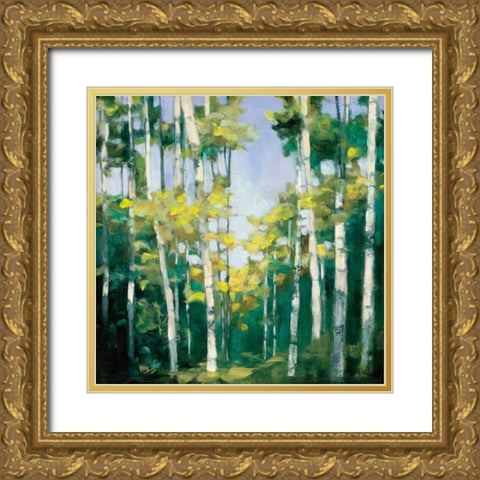 Cripple Creek Gold Ornate Wood Framed Art Print with Double Matting by Purinton, Julia