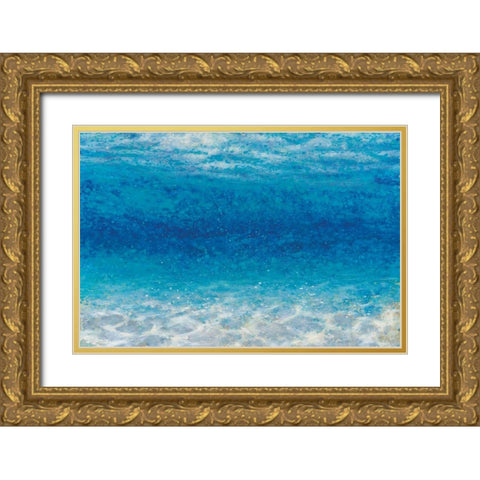 Underwater I Gold Ornate Wood Framed Art Print with Double Matting by Wiens, James