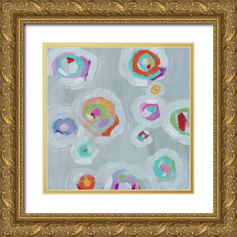 Frolic II Crop Gold Ornate Wood Framed Art Print with Double Matting by Wild Apple Portfolio