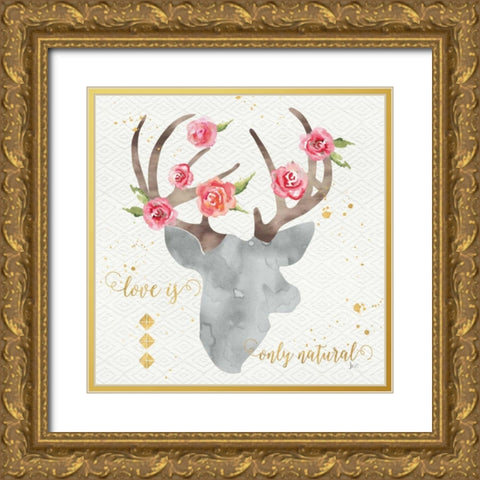 Wild Bohemian II Gold Ornate Wood Framed Art Print with Double Matting by Aiken, Jess