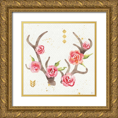Wild Bohemian III Gold Ornate Wood Framed Art Print with Double Matting by Aiken, Jess