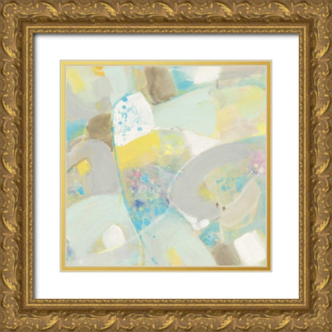 White Rock II Gold Ornate Wood Framed Art Print with Double Matting by Hristova, Albena