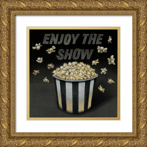 Enjoy the Show Gold Ornate Wood Framed Art Print with Double Matting by Wild Apple Portfolio
