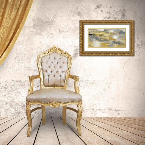Urban Walkway Gold Ornate Wood Framed Art Print with Double Matting by Vassileva, Silvia