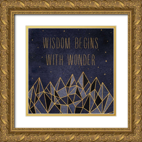 Written in the Stars I Gold Ornate Wood Framed Art Print with Double Matting by Marshall, Laura