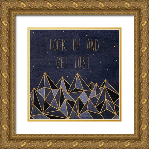 Written in the Stars II Gold Ornate Wood Framed Art Print with Double Matting by Marshall, Laura