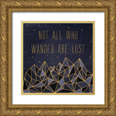 Written in the Stars IV Gold Ornate Wood Framed Art Print with Double Matting by Marshall, Laura
