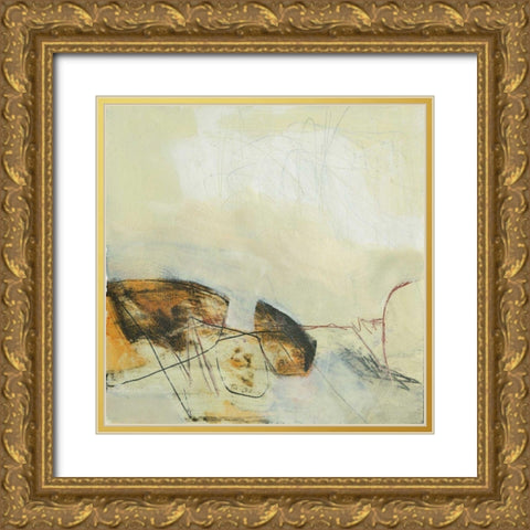 In the Clouds II Gold Ornate Wood Framed Art Print with Double Matting by Davies, Jane