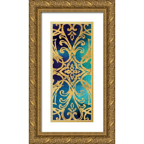 Little Jewels VIII Gold Ornate Wood Framed Art Print with Double Matting by Aiken, Jess