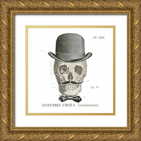 Dandy Bones IV Gold Ornate Wood Framed Art Print with Double Matting by Schlabach, Sue