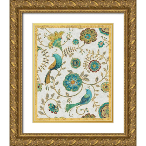 Bohemian Wings III Gold Ornate Wood Framed Art Print with Double Matting by Brissonnet, Daphne