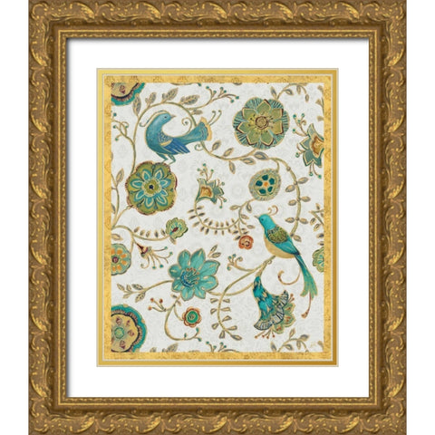 Bohemian Wings IV Gold Ornate Wood Framed Art Print with Double Matting by Brissonnet, Daphne