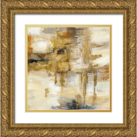 On the Bridge Gold Ornate Wood Framed Art Print with Double Matting by Vassileva, Silvia
