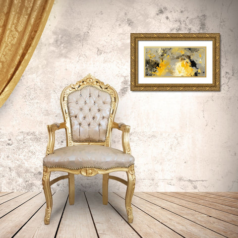Star Cloud Gold Ornate Wood Framed Art Print with Double Matting by Novak, Shirley