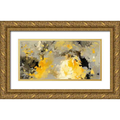 Star Cloud Gold Ornate Wood Framed Art Print with Double Matting by Novak, Shirley