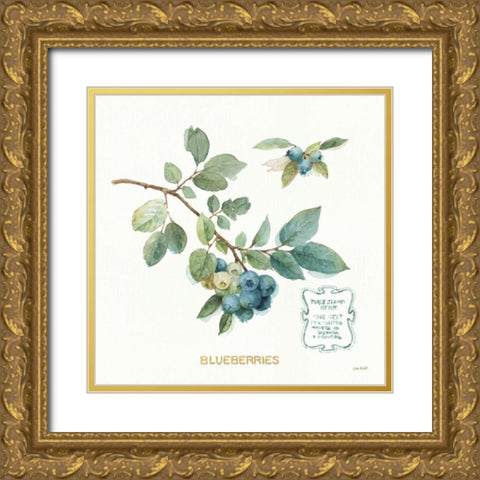 My Greenhouse Fruit II Gold Ornate Wood Framed Art Print with Double Matting by Audit, Lisa