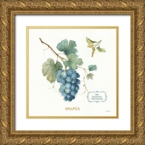 My Greenhouse Fruit III Gold Ornate Wood Framed Art Print with Double Matting by Audit, Lisa