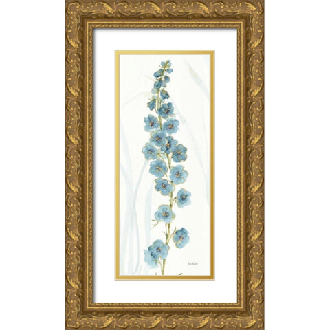 Rainbow Seeds Flowers VI Gold Ornate Wood Framed Art Print with Double Matting by Audit, Lisa