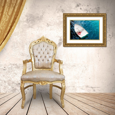 Rowboat I Gold Ornate Wood Framed Art Print with Double Matting by Urquhart, Elizabeth