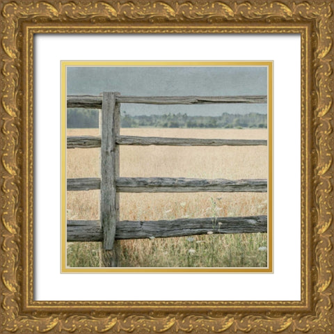 Neutral Country I Crop  Gold Ornate Wood Framed Art Print with Double Matting by Urquhart, Elizabeth