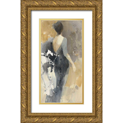 Opening Night I Gold Ornate Wood Framed Art Print with Double Matting by Hristova, Albena