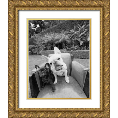 Always Friends Gold Ornate Wood Framed Art Print with Double Matting by Dratfield, Jim