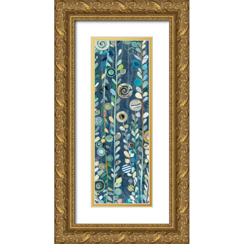Navy Blue Sky II Gold Ornate Wood Framed Art Print with Double Matting by Boggs, Candra