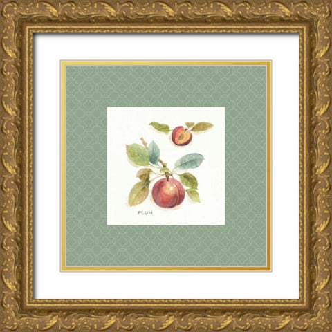 Orchard Bloom IV Border Gold Ornate Wood Framed Art Print with Double Matting by Audit, Lisa
