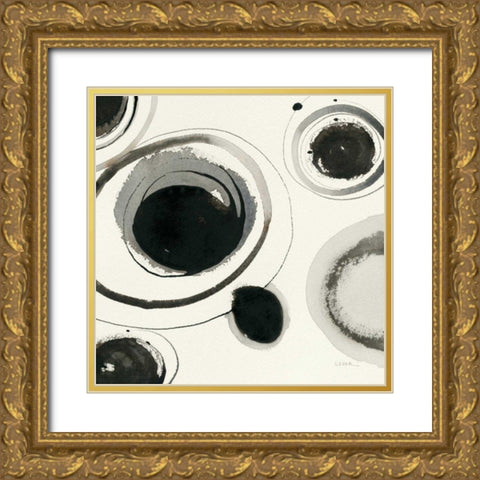 Planetary I Gold Ornate Wood Framed Art Print with Double Matting by Novak, Shirley