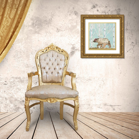 In the Forest II Gold Ornate Wood Framed Art Print with Double Matting by Prahl, Courtney