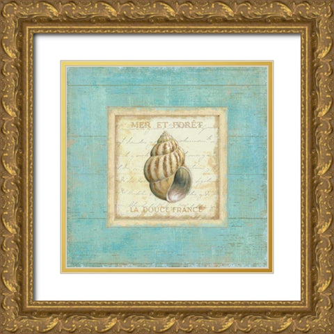 Bijou de Mer II Gold Ornate Wood Framed Art Print with Double Matting by Brissonnet, Daphne