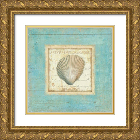 Bijou de Mer III Gold Ornate Wood Framed Art Print with Double Matting by Brissonnet, Daphne