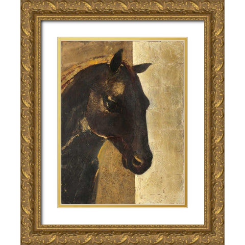 Trojan Horse I Gold Gold Ornate Wood Framed Art Print with Double Matting by Hristova, Albena