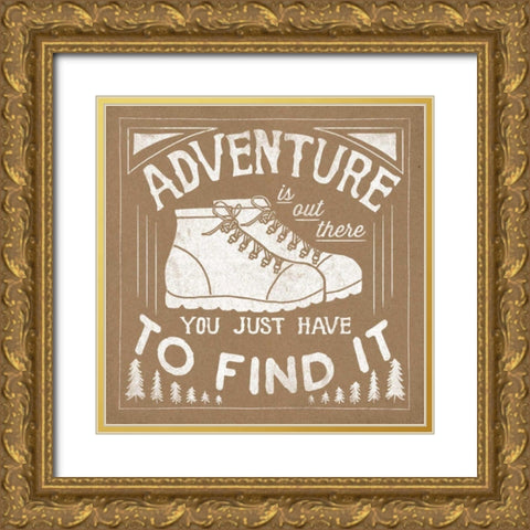 The Great Outdoors VII Gold Ornate Wood Framed Art Print with Double Matting by Marshall, Laura
