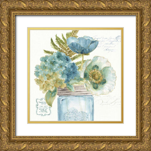 My Greenhouse Bouquet III Gold Ornate Wood Framed Art Print with Double Matting by Audit, Lisa