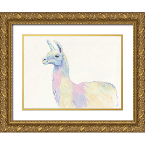 Ophelia Crop Gold Ornate Wood Framed Art Print with Double Matting by Tillmon, Avery