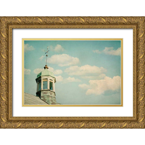 Blissful Country II Gold Ornate Wood Framed Art Print with Double Matting by Urquhart, Elizabeth
