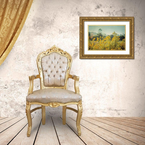 Blissful Country IV Gold Ornate Wood Framed Art Print with Double Matting by Urquhart, Elizabeth