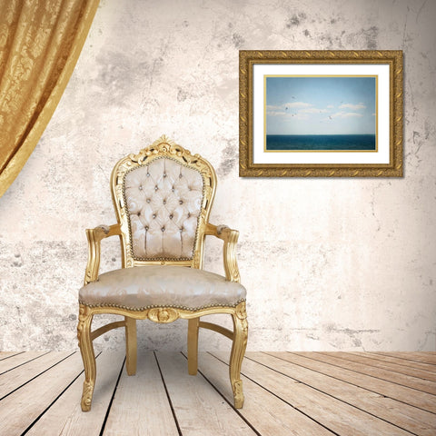 Calm Days IV Gold Ornate Wood Framed Art Print with Double Matting by Urquhart, Elizabeth