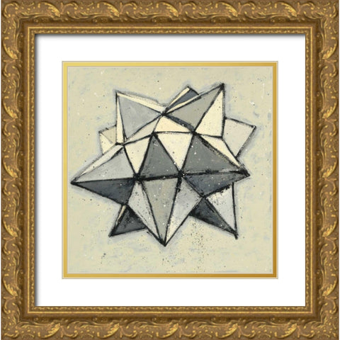 Wabi Sabi I Gold Ornate Wood Framed Art Print with Double Matting by Novak, Shirley