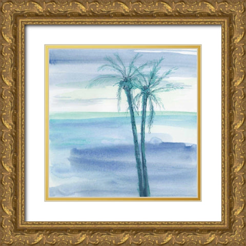 Peaceful Dusk II Gold Ornate Wood Framed Art Print with Double Matting by Paschke, Chris