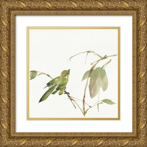 Sisken Gold Ornate Wood Framed Art Print with Double Matting by Paschke, Chris