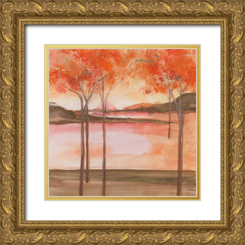 Mountain Meadow I Gold Ornate Wood Framed Art Print with Double Matting by Paschke, Chris