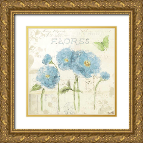 Romantic Morning III Gold Ornate Wood Framed Art Print with Double Matting by Pertiet, Katie