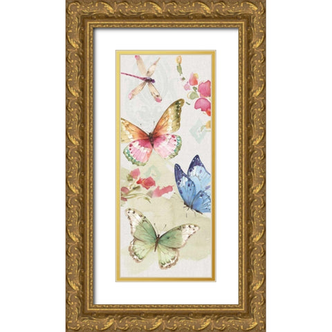 Colorful Breeze VIII Gold Ornate Wood Framed Art Print with Double Matting by Audit, Lisa