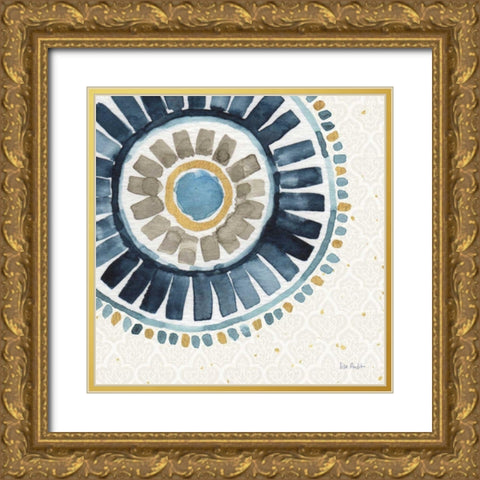 Indigold XVII Gold Ornate Wood Framed Art Print with Double Matting by Audit, Lisa